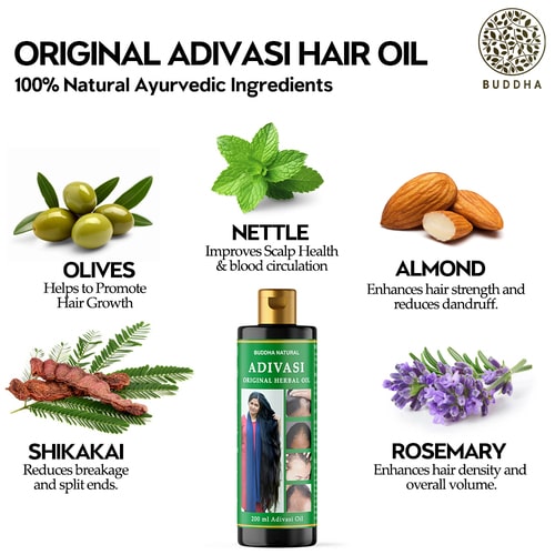 Sri Shivashakthi (Adivasi) Herbal Hair Oil 250ML 100% Original