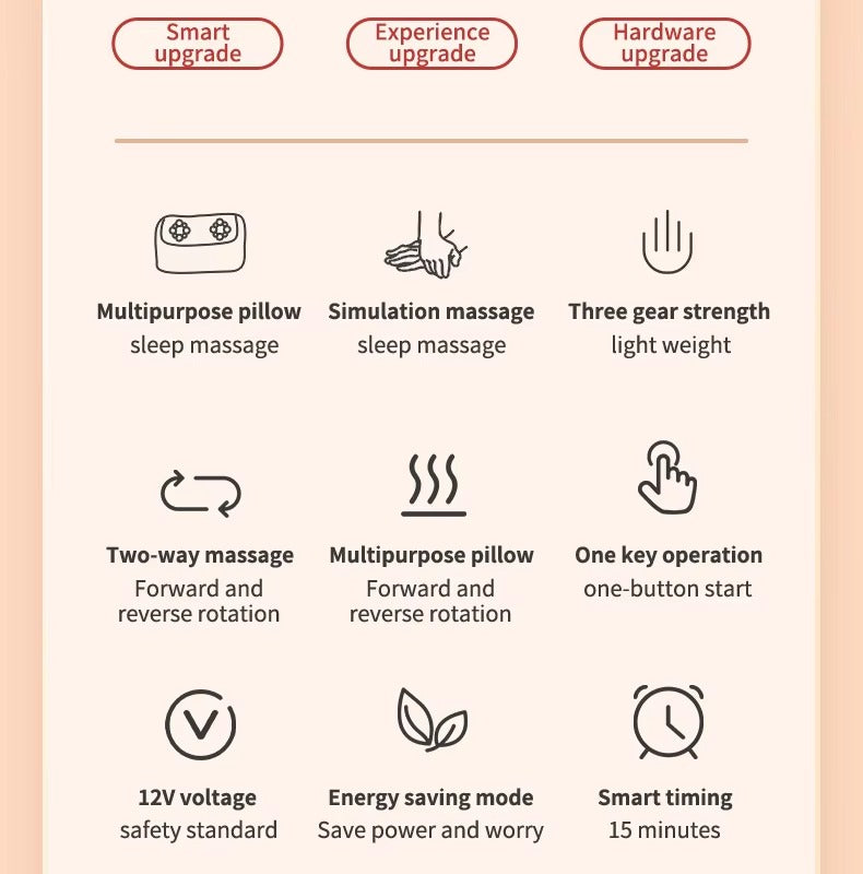 Electric Massage Pillow Vibrator